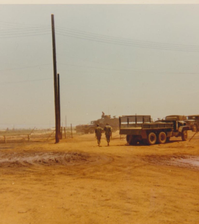 The base's motor pool